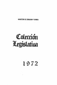 Colección legislativa año 1972