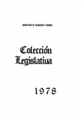 Colección legislativa año 1978