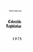 Colección legislativa año 1975