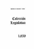 Colección legislativa año 1959