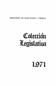 Colección legislativa año 1971