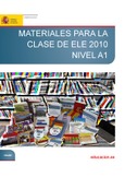 Materiales para la clase de ELE 2010. Nivel A1