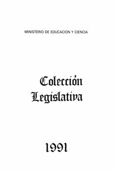Colección legislativa año 1991