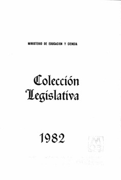 Colección legislativa año 1982