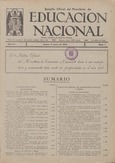 Boletín Oficial del Ministerio de Educación Nacional año 1940. Resoluciones Administrativas. Números del 1 al 32