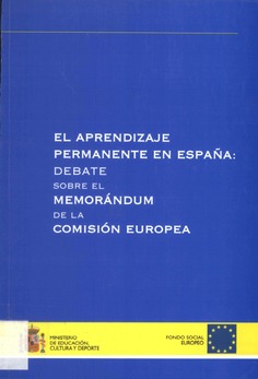 El aprendizaje permanente en España : debate sobre el memorándum de la Comisión Europea