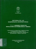 Título, Ingeniero Técnico en Instalaciones Electromecánicas y Mineras