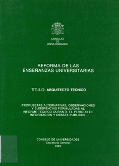 Título, Arquitecto Técnico