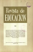 Revista de educación nº 84