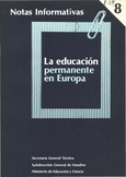 Notas Informativas nº 8. La educación permanente en Europa