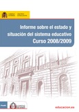 Informe sobre el estado y situación del sistema educativo. Curso 2008-2009