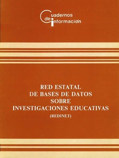 Red Estatal de Bases de Datos sobre Investigaciones Educativas (REDINET)