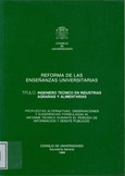 Título, Ingeniero Técnico en Industrias Agrarias y Alimentarias