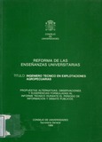 Título, Ingeniero Técnico en Explotaciones Agropecuarias