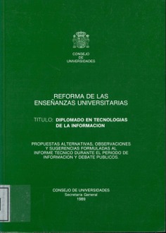 Título, Diplomado en Tecnologías de la Información