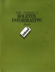 Boletín informativo del INBAD. 1981. Nº 2. Junio